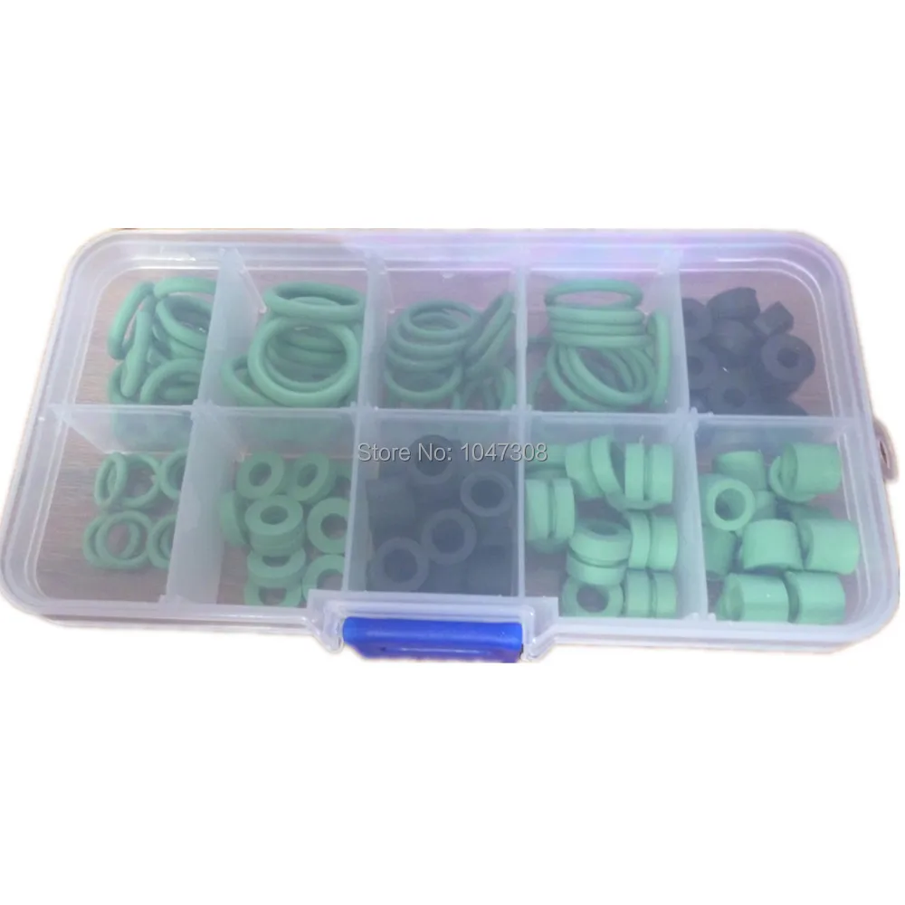 Набор 10 размеры R134A ассортимент автомобилей Кондиционер резиновое кольцо