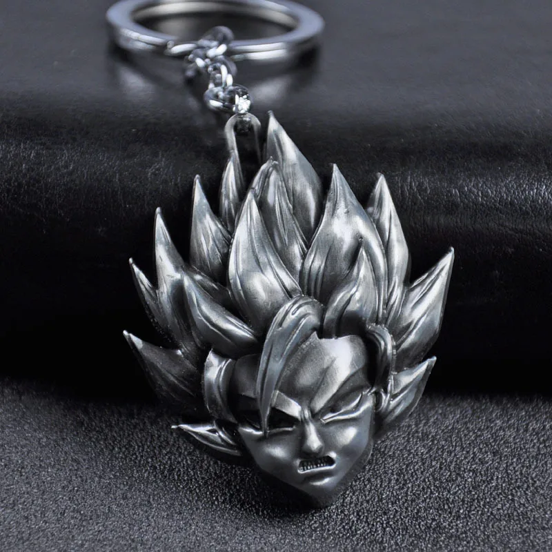 3 типа аниме ювелирные изделия Dragon Ball брелок Z Son Goku Saiyan 3D металлическая фигура игрушка кулон брелок аксессуары Автомобильный держатель для ключей