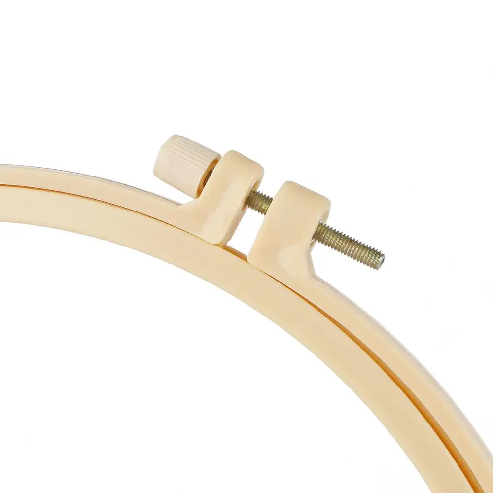 9.5-27.5cm 6 size Adjustable Plastic Imitation Bamboo Embroidered Cross Stitch Crafts Home Tools Circle Sewing Tool | Дом и сад