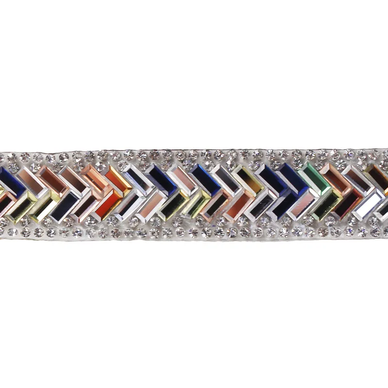 15 ярдов бисера стразы горячей фиксации отделочная цепочка Железный на