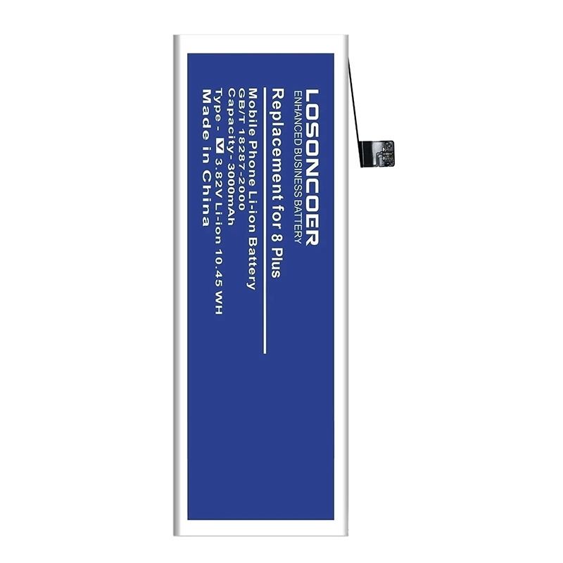 LOSONCOER 3000 mAh i8 Plus батарея мобильного телефона для iphone 8 Plus батареи+ Бесплатные инструменты