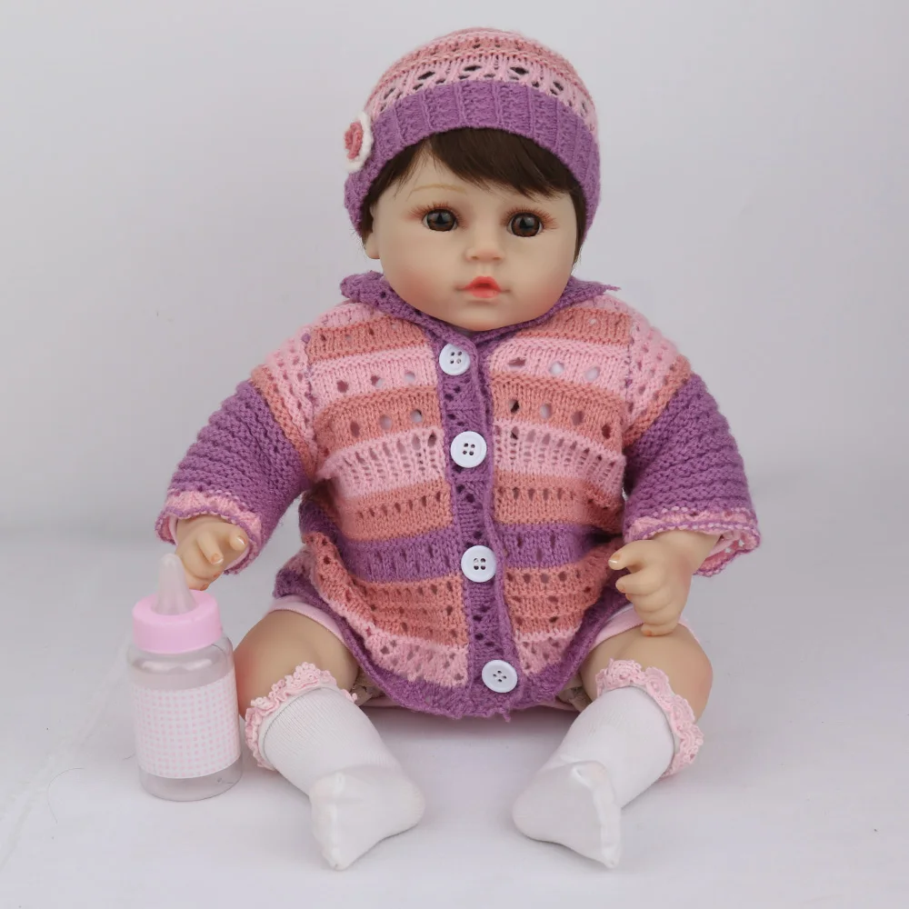 NPKDOLL Reborn Baby Doll Реалистичная кукла для новорожденных девочек 18 дюймов мягкий