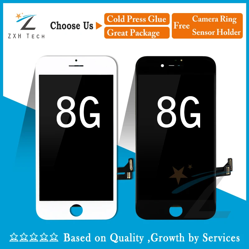 Сменный сенсорный ЖК экран для iPhone 8 класс AAA OEM 2 шт./лот|pantalla touch|screen touchtouch screen digitizer