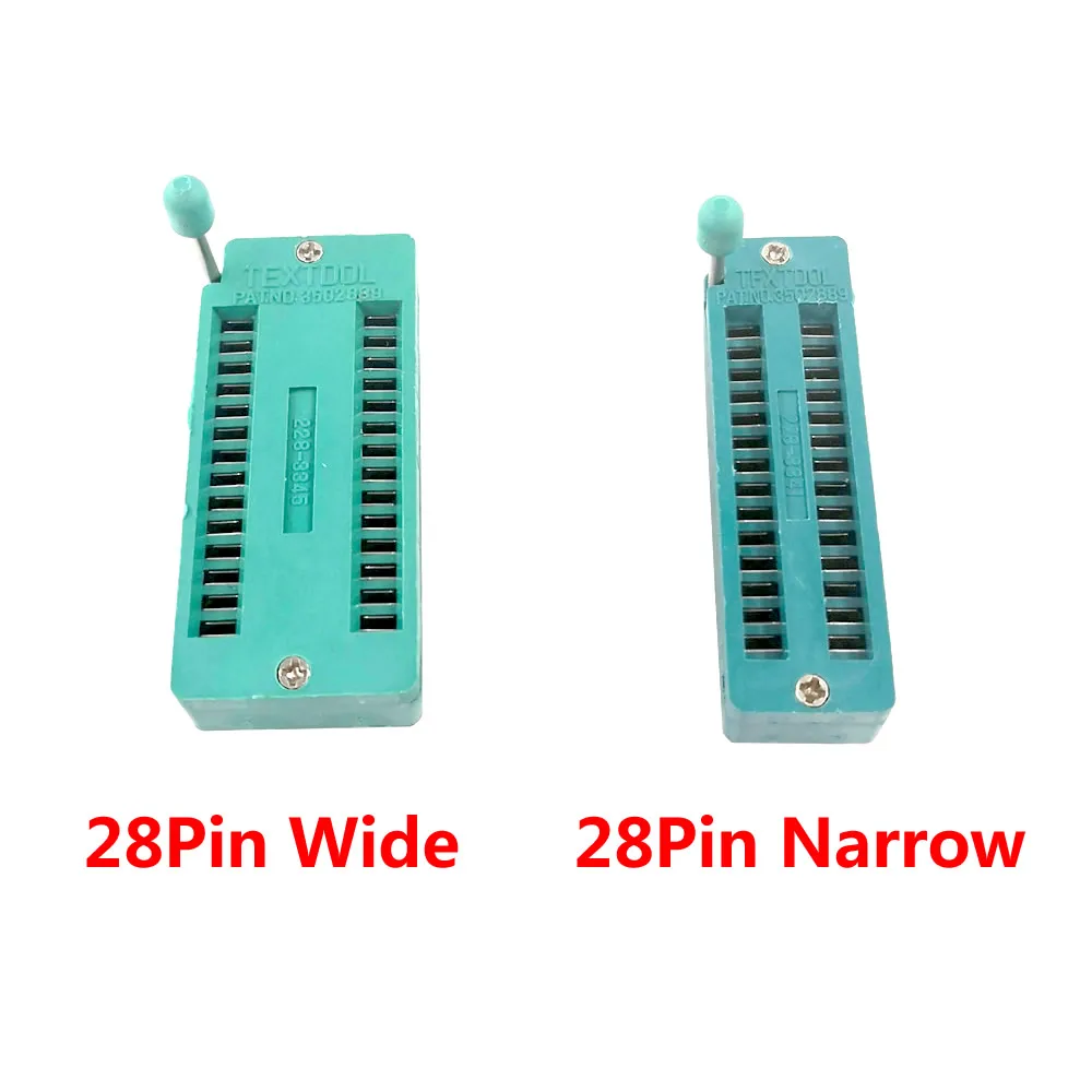 2 шт./лот IC lock seat zif socket Test Универсальные розетки 14Pin/16Pin/18Pin/20Pin/24Pin/28Pin/40Pin 14 P/16 P/18 P/20