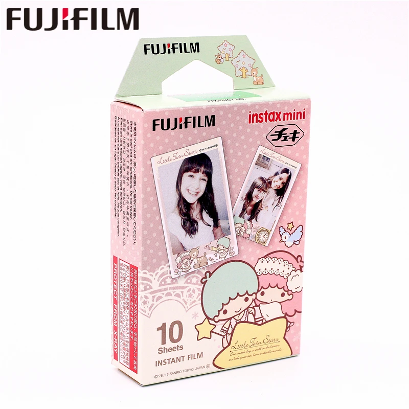 Fujifilm 10 листов Instax маленькие двойные звезды Мини мгновенная пленка фотобумага для