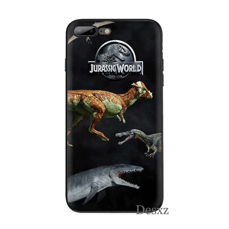 B3 Силиконовый чехол ТПУ для мобильного телефона iPhone 7, 8, 6, 6s Plus, iPhone 11 Pro, X, XS, Max, XR, 5, 5S, SE, чехол, Парк Юрского периода, динозавр, мир, оболочка - Цвет: B3