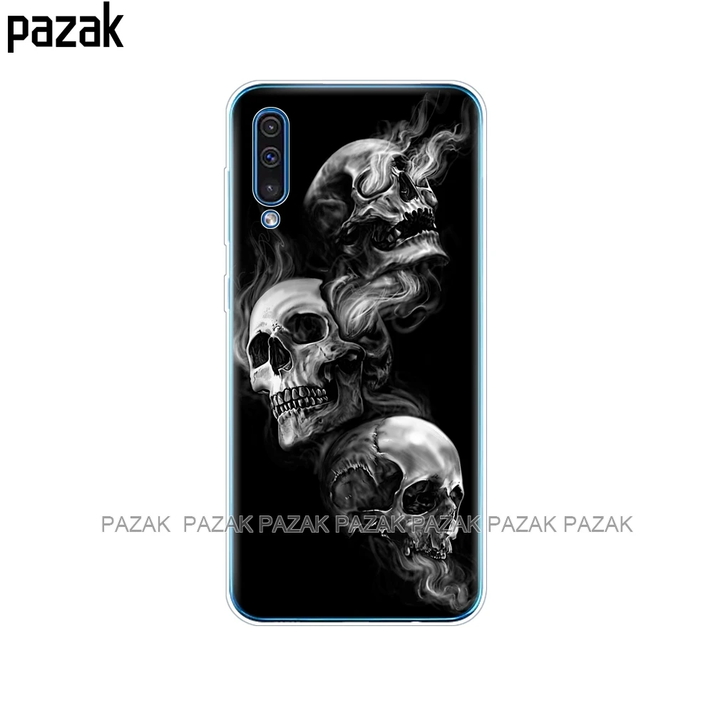 61371 Чехол для Samsung Galaxy A50, силиконовая прозрачная задняя крышка, чехол для телефона Samsung A50 A505 A505F, SM-A505F, мягкий чехол 6,4, чехол, бампер - Цвет: 61371