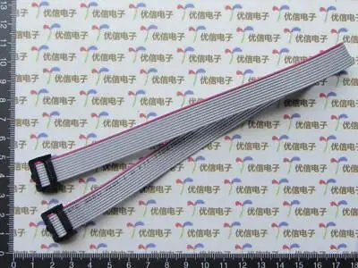 10P FC-6 P 10 P 14 P 16 P 20 P 40 P 2,54 мм JTAG AVR ARM двойной эмулятор загрузки кабеля Длина провода: 30 см - Цвет: 10P