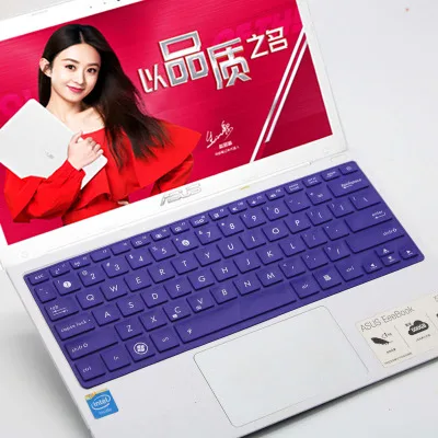 Allpurple Для Asus 14 дюймов Zenbook UX410 U410UQ RX410 UX42 UX430 U4100 U4000UQ RX410 UX410UQ7200 силиконовое покрытие для клавиатуры протектор - Цвет: Allpurple