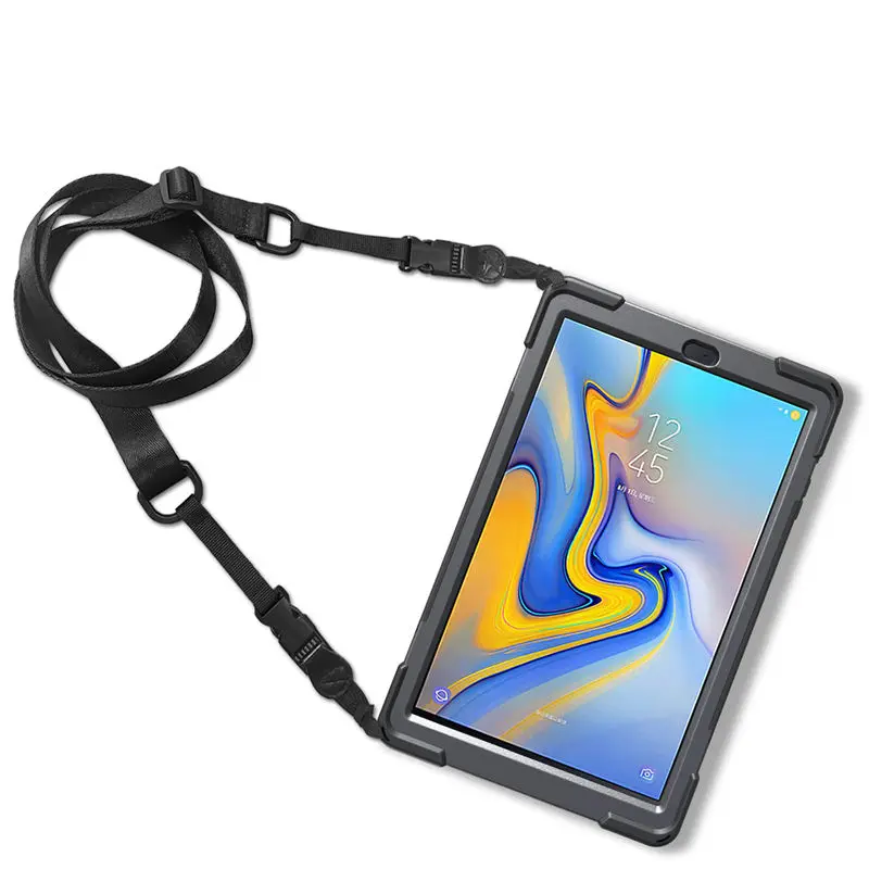 Чехол для Samsung Galaxy Tab A A2 10," T590 T595 T597 чехол Funda планшет детская безопасная Противоударная подставка с ремешком на запястье