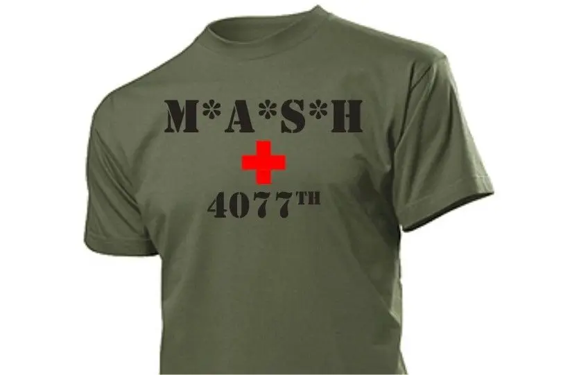 Mash 4077 футболка M A S H 4077Th 9 10/12Fta.S.H. Мужские летние футболки с принтом Размеры S-Xxl