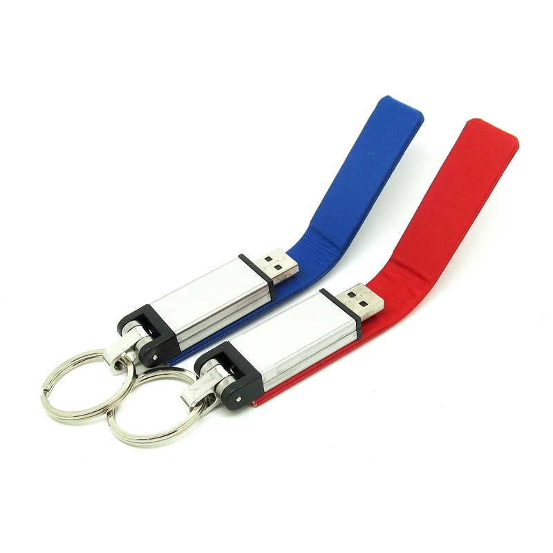 Модный коричневый/черный/красный/синий кожаный usb флеш накопитель карта памяти