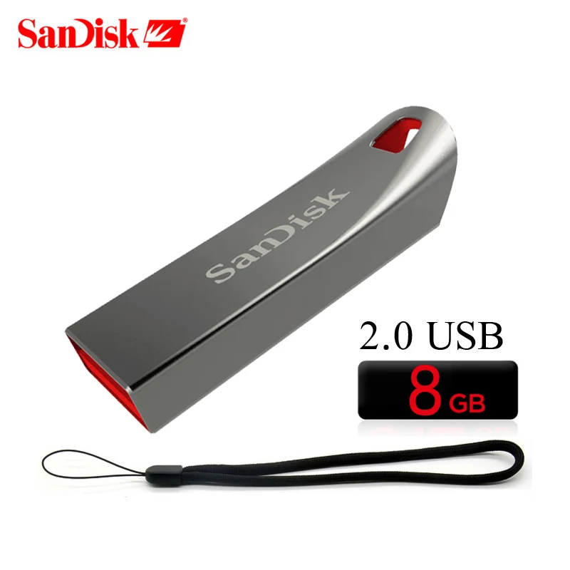 SanDisk CZ71 флеш накопитель USB 2 0 64 ГБ 32 флэш 16 8 флешка водонепроницаемый