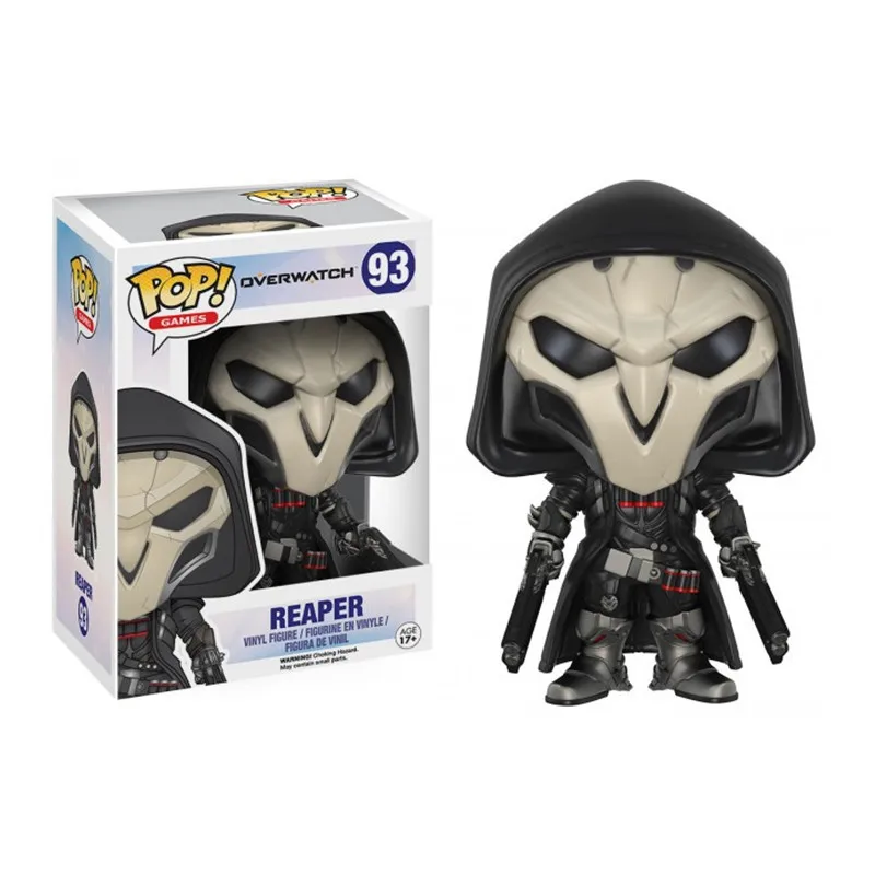 With box-93 Funko Pop Hot Game OW Rye Pioneer Vanguard#93 жнец смерти#92 Tracer#97 Winston Widowmaker Soldiers может Модель фигурка игрушка подарок - Цвет: With box-93