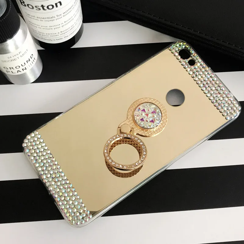 Зеркальный чехол с кольцом для Xiaomi Redmi Note 5A Prime 7 6 5 Pro Pocophone F1 6a S2 Plus MI 9 8 SE A1| |