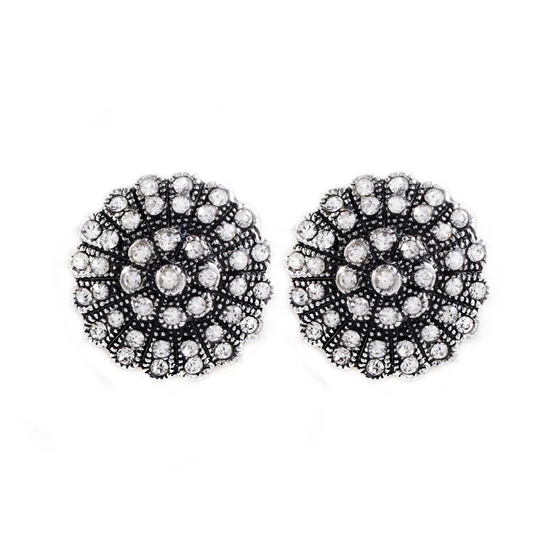 Golden retro all-drill Earrings | Украшения и аксессуары