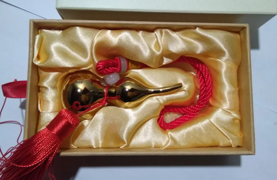Xiaomi Tongshifu Lucky Brass Gourd PVD золотое покрытие милый нежный подлинная жизнь эстетическое украшение желаний бутылка подарок