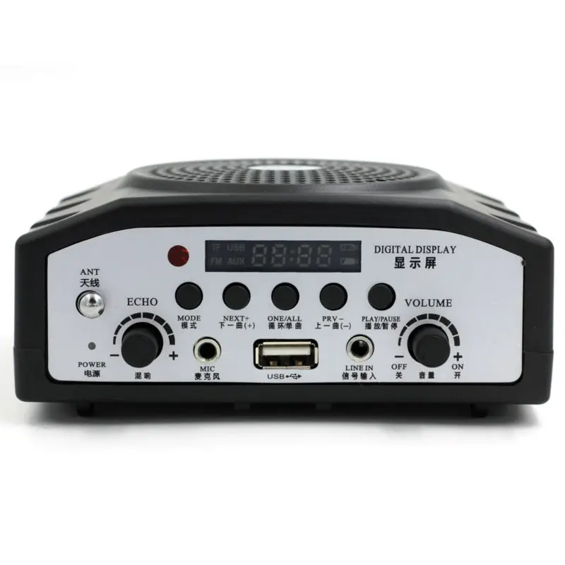 Портативный громкоговоритель OXLasers 25 Вт усилитель с FM и дистанционным