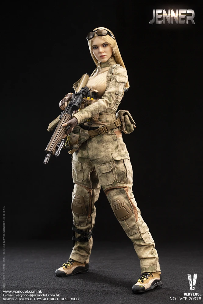 VERYCOOL VCF-2037B A-TACS FG Двойной женщины солдат Дженнер B Стиль 1/6 рисунок