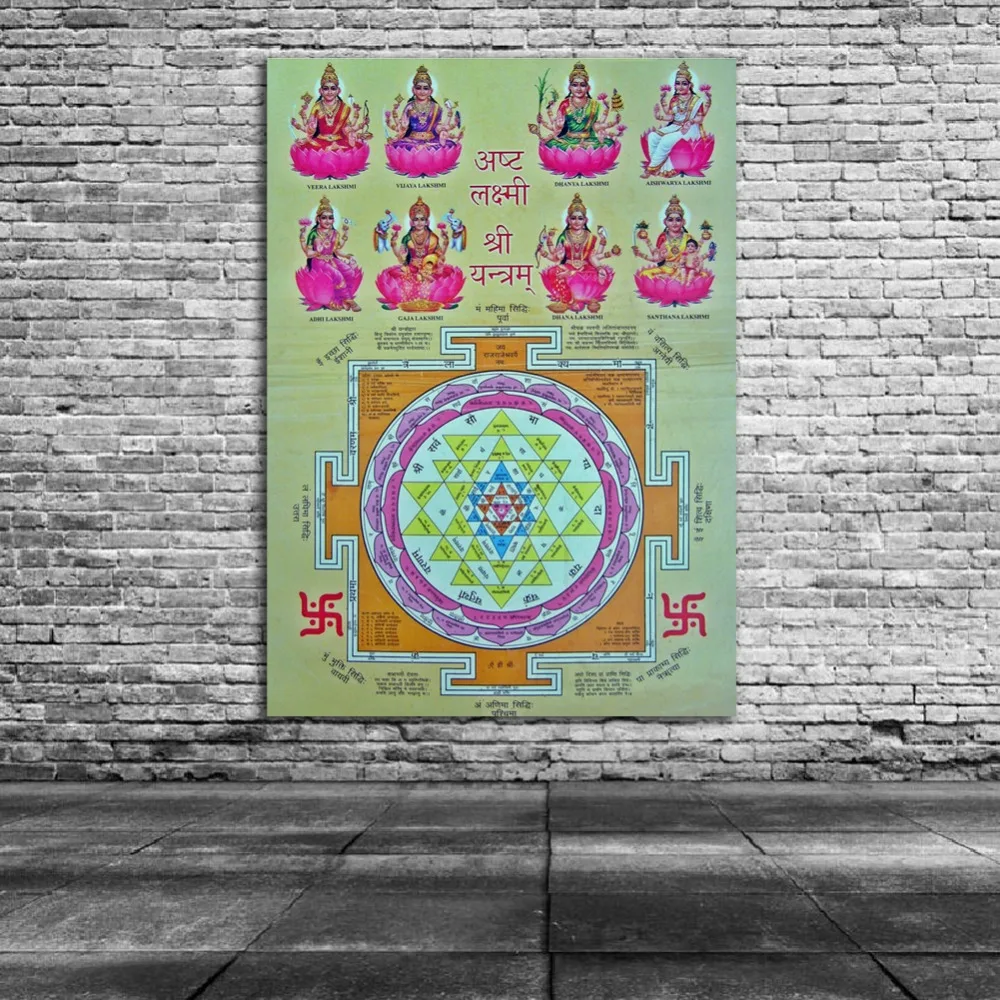 Древнеиндийской святой храм культ богов индуистских божеств картина домашний