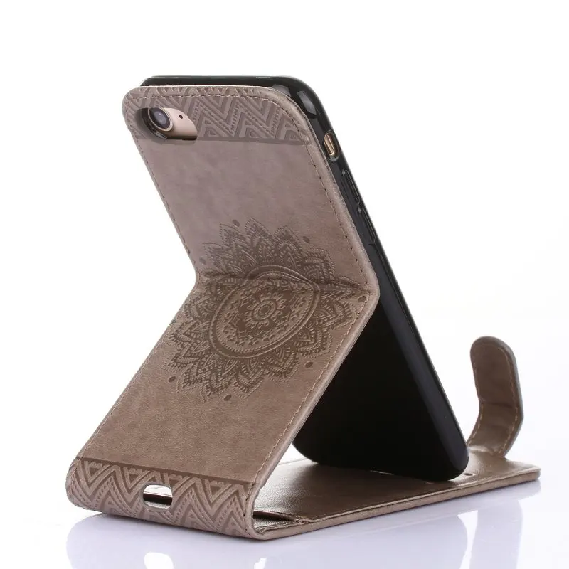 Кожаный флип-чехол для iPhone 5S 5 S SE 5se, Вертикальный флип-чехол для телефона, Мандала крышка Etui Hoesjes Coque Capa Capinhas Para Carcasas