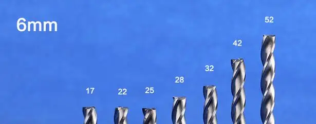 Твердосплавные концевые фрезы с 3 канавками 4*17 мм профессиональные из МДФ набор