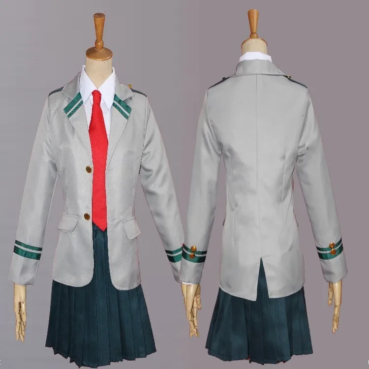 Boku no Hero academic AsuiTsuyu Yaoyorozu Momo школьная форма My OCHACO URARAKA Midoriya Izuku карнавальный костюм| |
