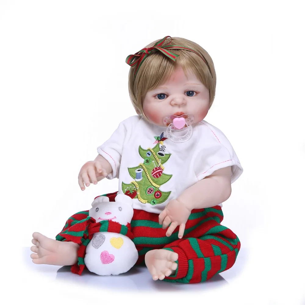NPK полностью силиконовый bebe bonecas Реалистичная кукла для маленьких девочек