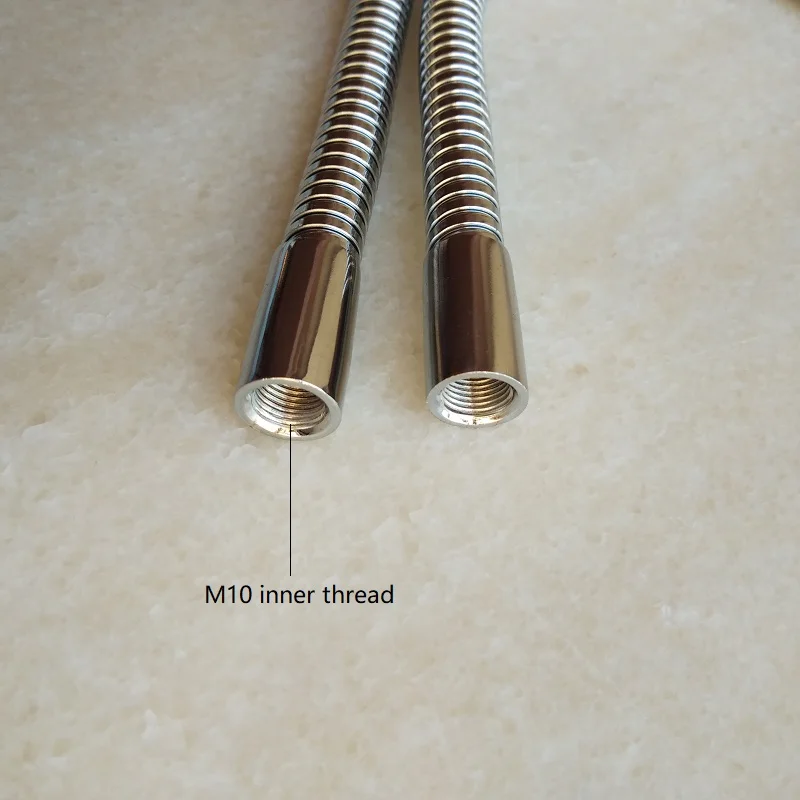 2pcs/lot dia.12mm male M10 screw +M10 female thread metal Flexible conduit gooseneck hose serpentine tube clamp lamp use | Обустройство