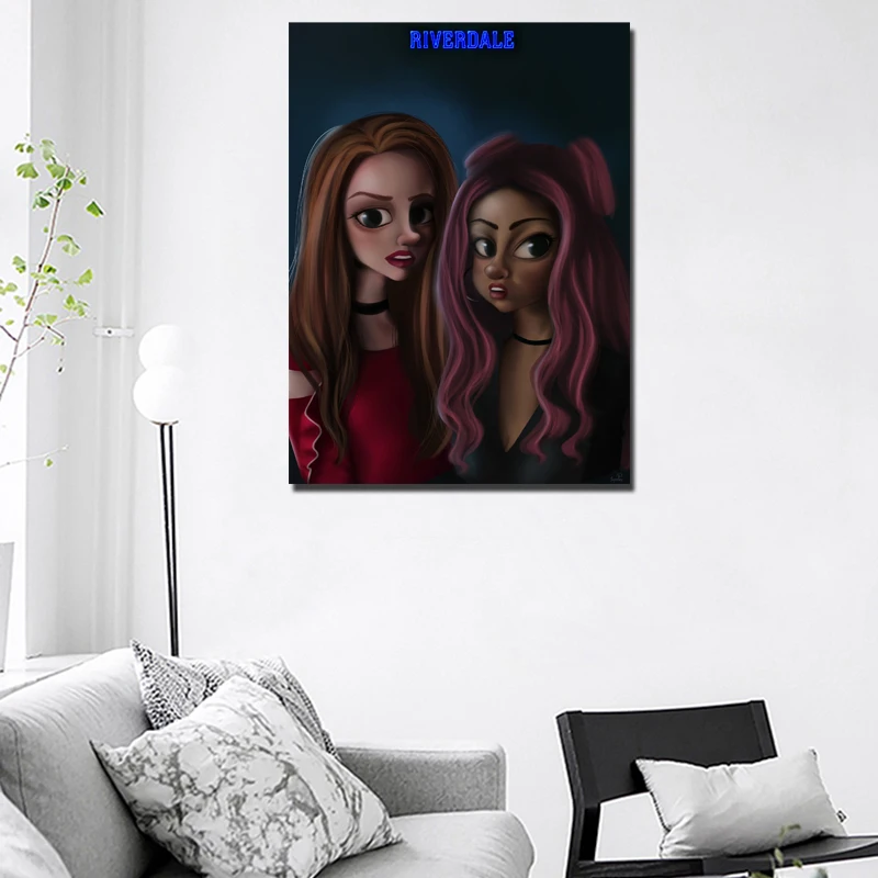 Cheryl Blossom On riversale, Картина на холсте, принты для спальни, украшение для дома, современная настенная HD художественная живопись, плакаты, художественная работа, рамки