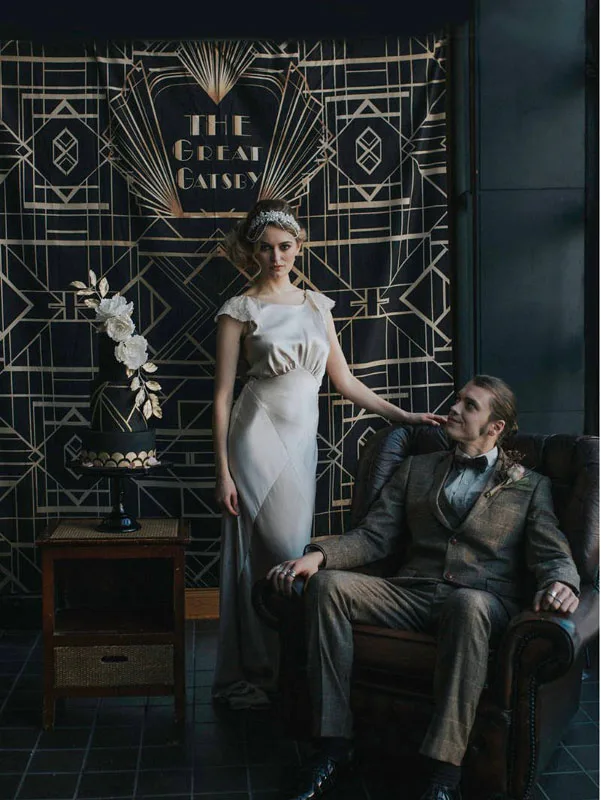 Фон для фотосъемки на заказ тематика дня рождения взрослых Gatsby настенный фон