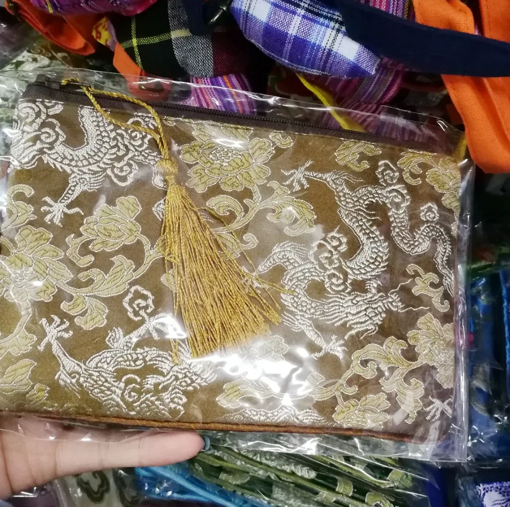 5 шт. разноцветные Кошельки для монет кошельки на молнии ювелирные сумки|jewelry