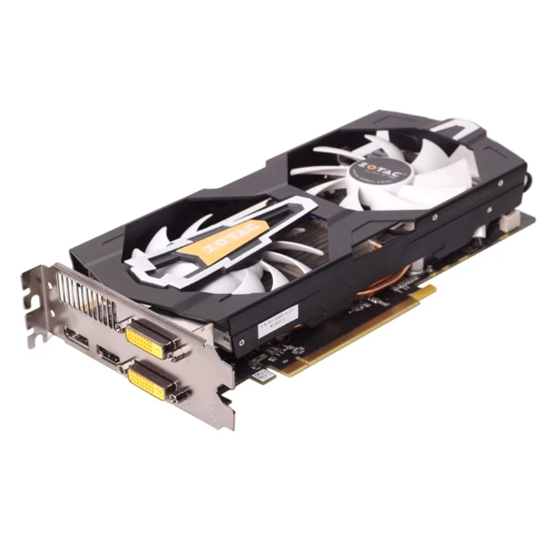 ZOTAC видеокарта GeForce GTX 660 2 Гб 192Bit GDDR5 видеокарты для nVIDIA Оригинальная карта GTX660 2GD5 GTX660 Devastators Hdmi Dvi