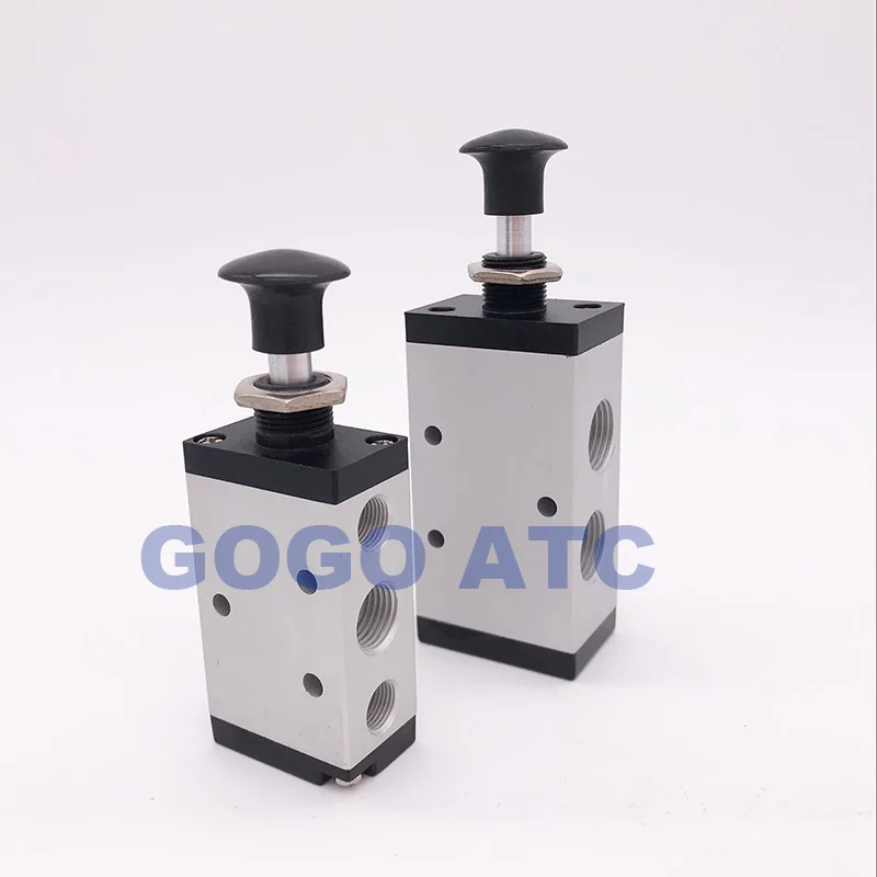 GOGOATC 5 way 2 position Pneumatic hand draw valve 4R410-15 1/2 inch BSP Manual air control | Обустройство дома