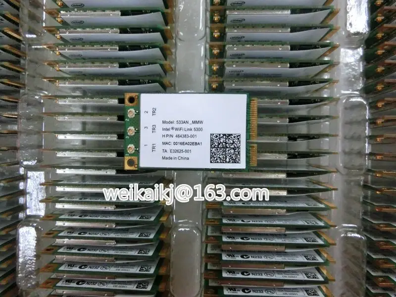 INTEL 5300 AGN 802.11n Mini PCI E Беспроводная N карта 300 Мбит/с 2 4G/5G WIFI 533AN|intel 5300|mini pci-e wirelesspci-e