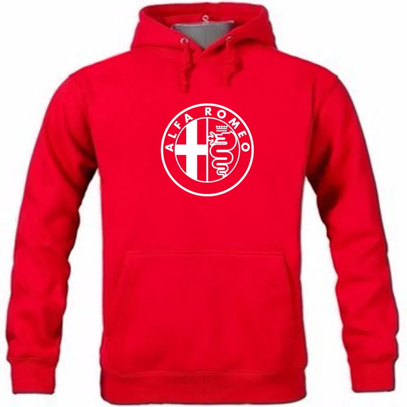 Осенне зимняя Обувь Новое поступление Alfa Romeo с напечатанным логотипом пуловер