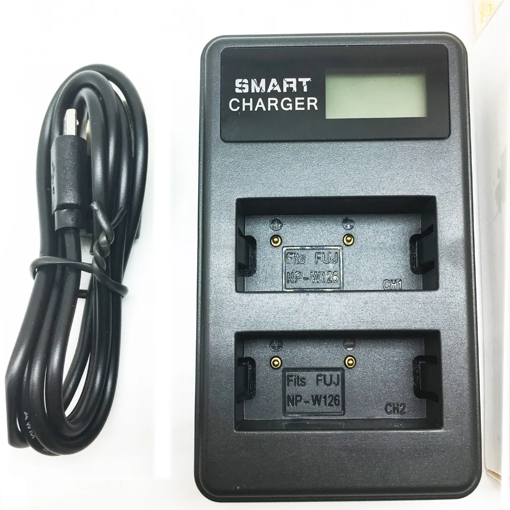 NP-W126 NP W126 LCD USB Charger for Fuji FinePix HS30EXR HS33EXR HS50EXR X-A1 X-E1 X-E2 X-M1 X-Pro1 Camera | Электроника