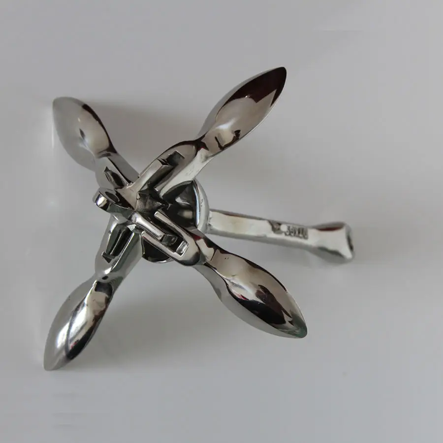 Складной якорь из нержавеющей стали для лодок 0 7 кг 1 5 фунта|marine hardware|stainless steel marine