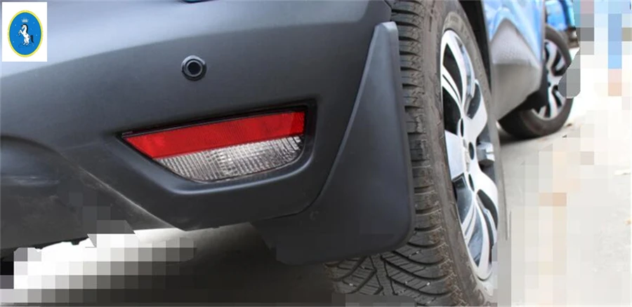 Yimaautotrim авто аксессуары передние+ задние пластиковые Брызговики для Renault Captur черный