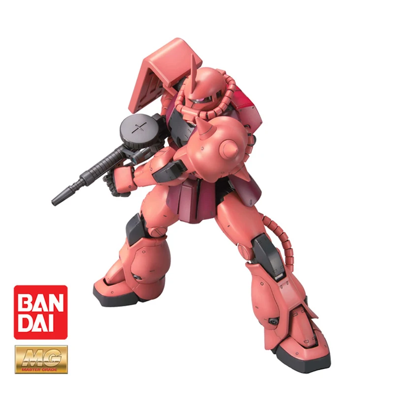 BANDAI MG 1/100 костюм мобильного воина гундама Char Aznable MS 06S Char's Zaku эффекты фигурку