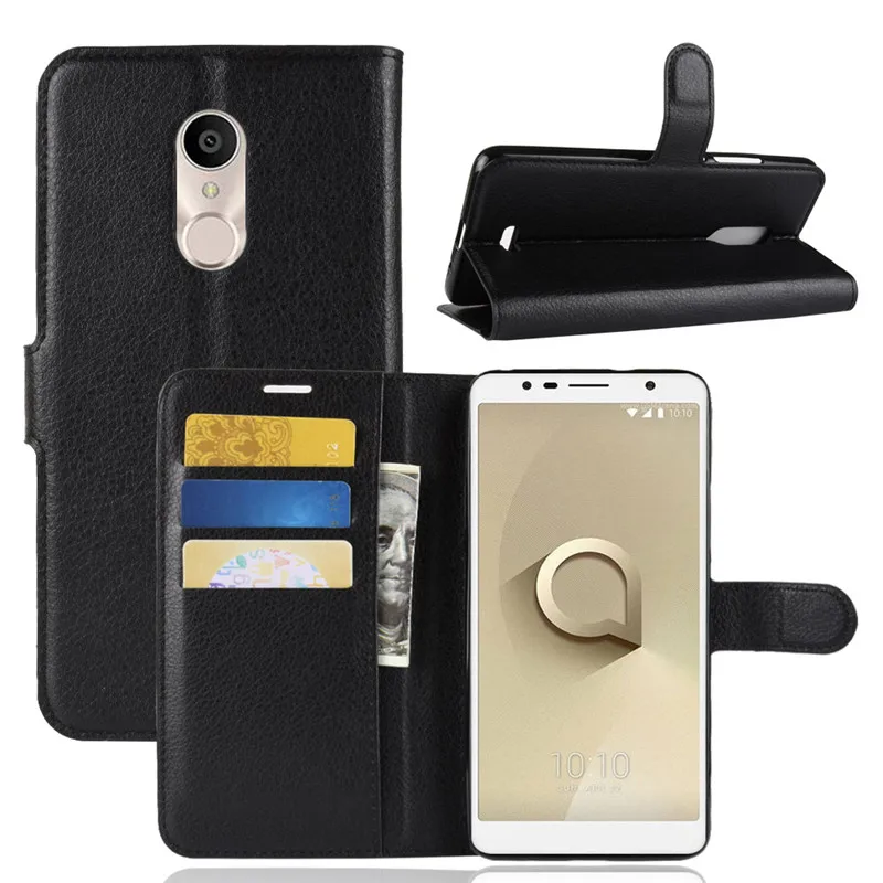 Новый случай Alcatel 5026d Чехол Флип Роскошный Pu кожаный чехол для телефона 3c 5026 5026a 3 C