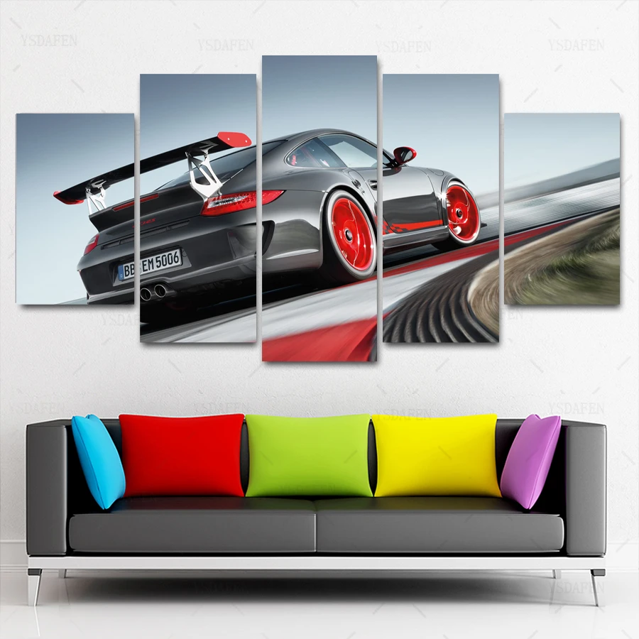 

Op de muur HD print olieverf Film modulaire foto Scenery poster kind room decor woondecoratie 5 stks canvas art z332