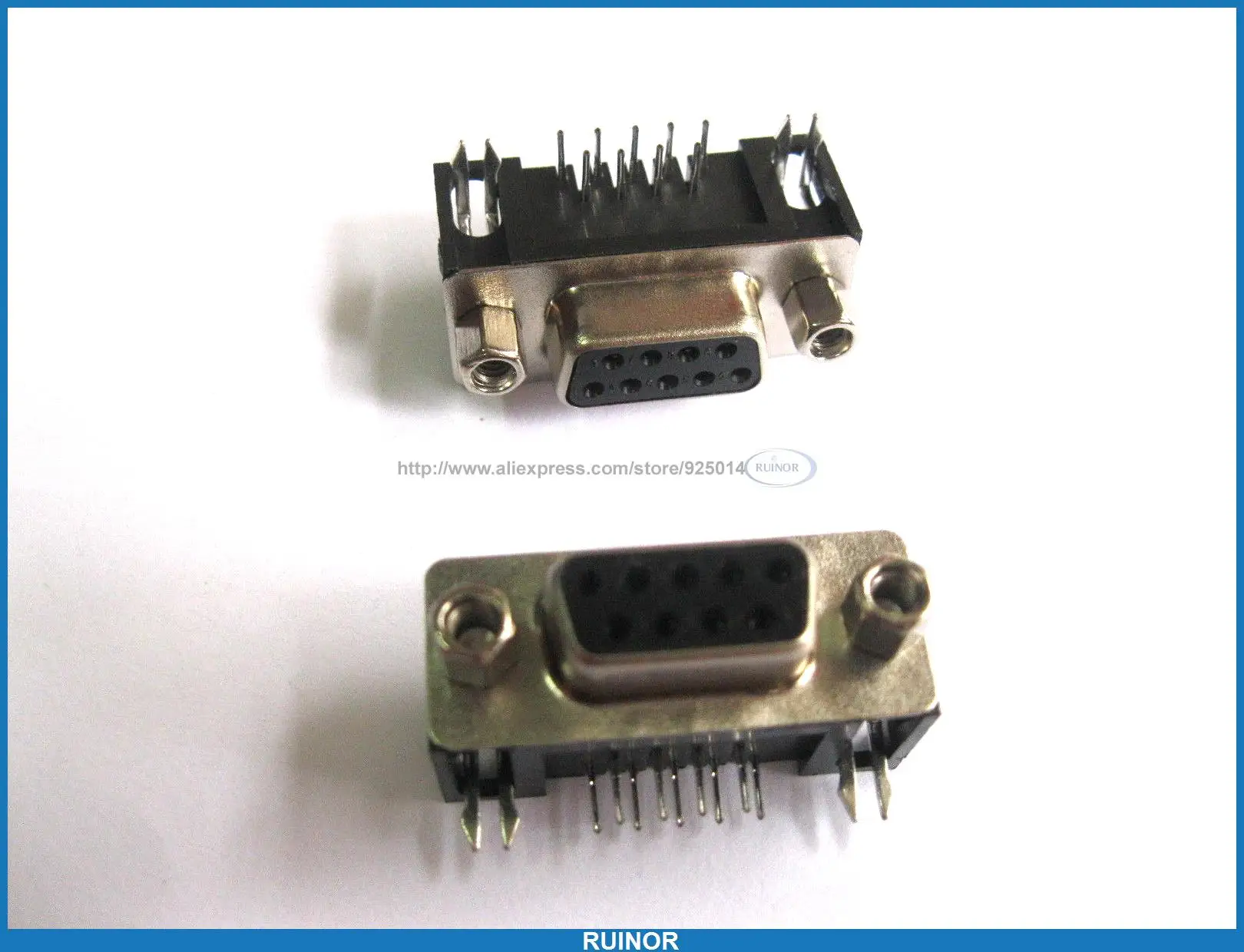 

30 Pcs D Sub 9 Pin Female Connector with Right Angle