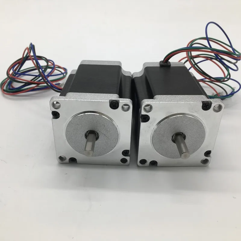 2 шт. шаговые двигатели Nema23 57 мм 3A 1.2Nm 172Oz-in 8 мм вал 2ph 4 провода с большим вращающим моментом для станка с ЧПУ фрезерно-токарный станок