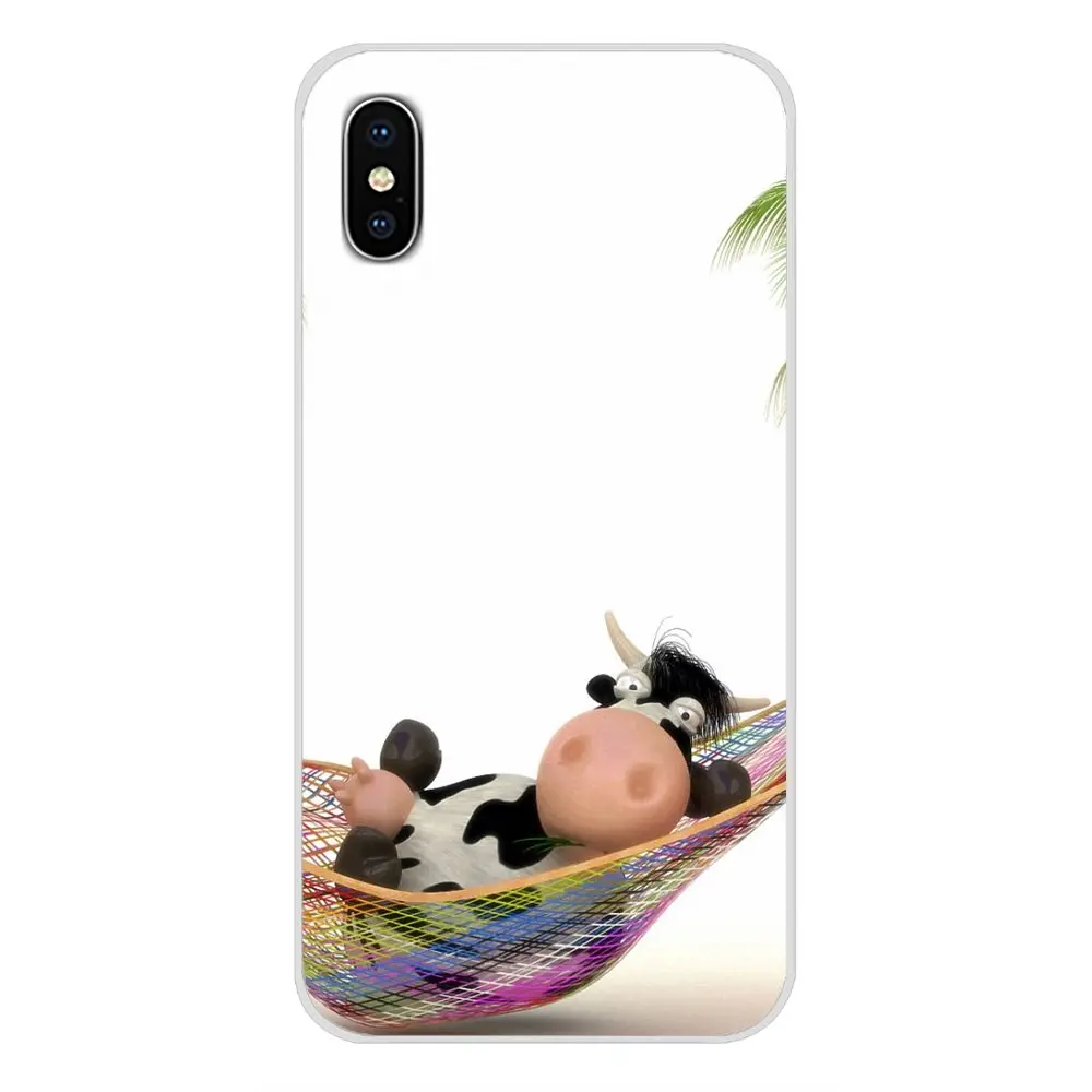 For Xiaomi Redmi Note 6A MI8 Pro S2 A2 Lite Se MIx Max 2 3 Oneplus 6T Accessories Phone Shell Covers Cute Funny cow | Мобильные