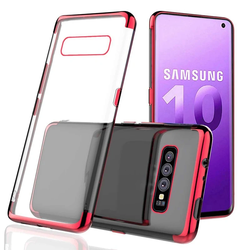 Чехол для Samsung galaxy S10 чехол Lite мягкий прозрачный Ультратонкий силиконовый из ТПУ