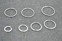 100pcslot free shipping surgical steel punk open seamless septum hoop nose ring earring body piercing