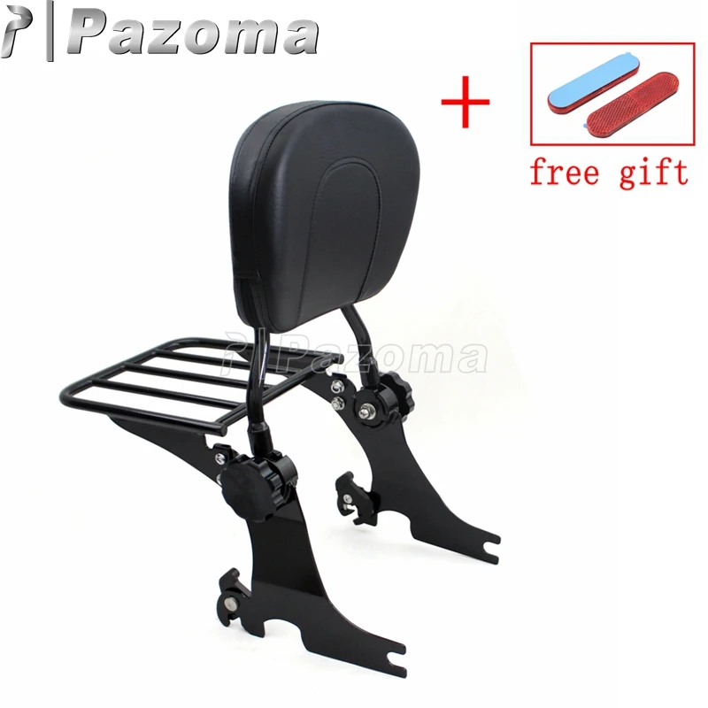 Мотоциклетная стойка для багажа держатель спинки подушка Harley Sportster XL 883 1200 C N L 2004