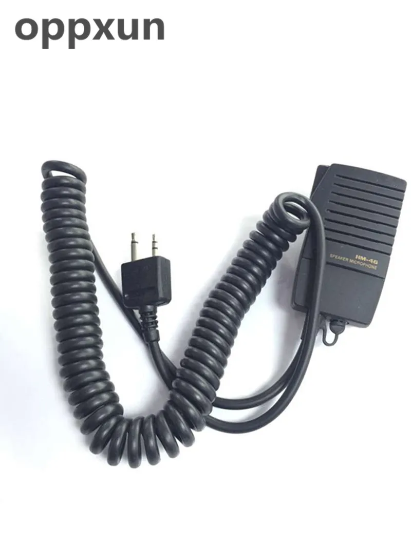 Портативный микрофон OPPXUN приемопередатчик динамик ручной для ICOM HM 46 hi fi |ham