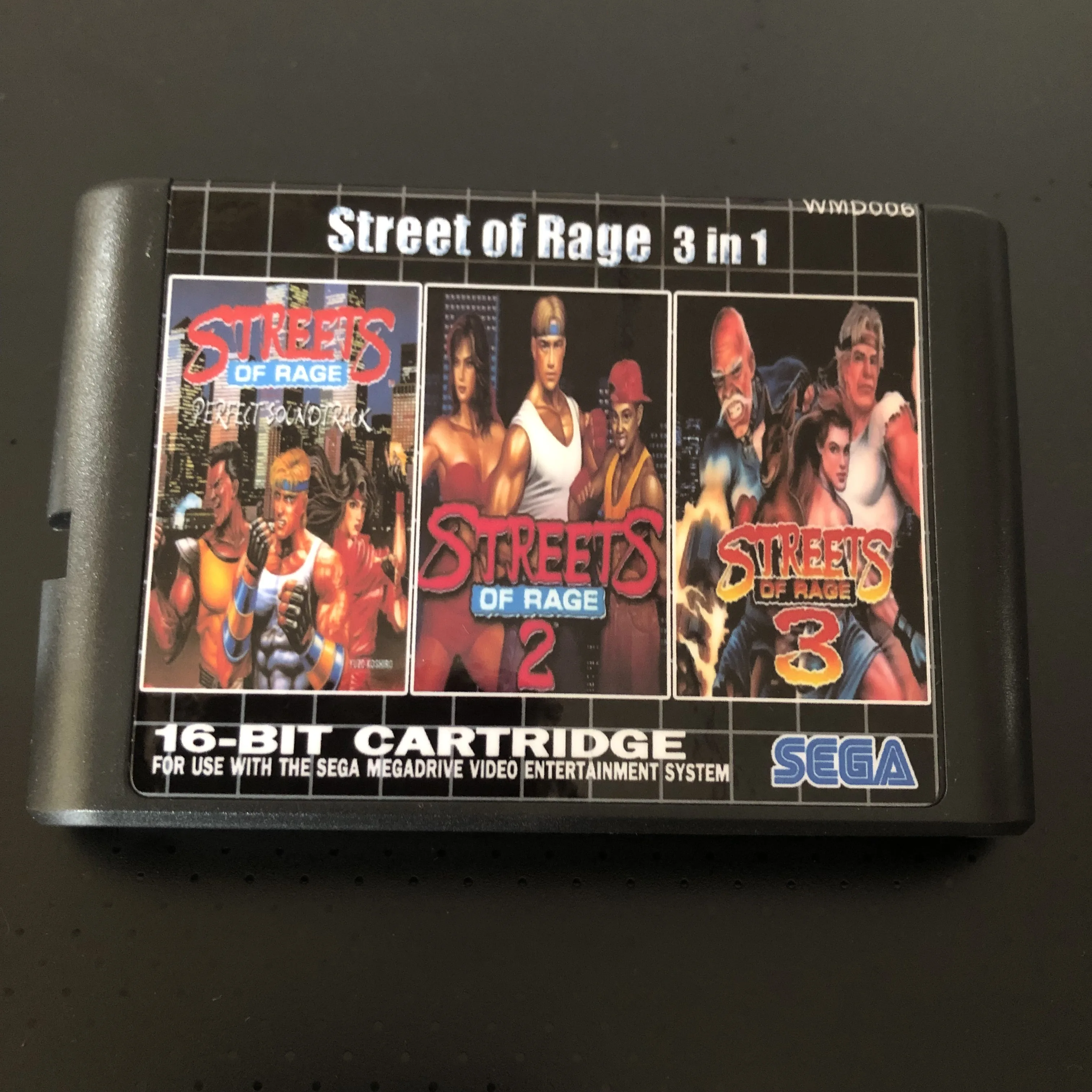 Игровой Картридж с 16-битным картриджем Street of Rage 3 в 1 для SEGA GENESIS Mega Drive PAL и NTSC Прямая